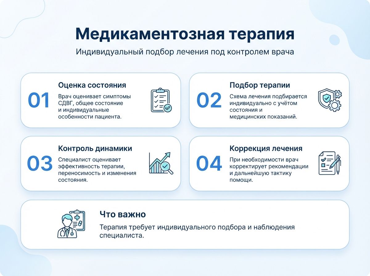 Лечение СДВГ в Донском у детей и взрослыхинфографика